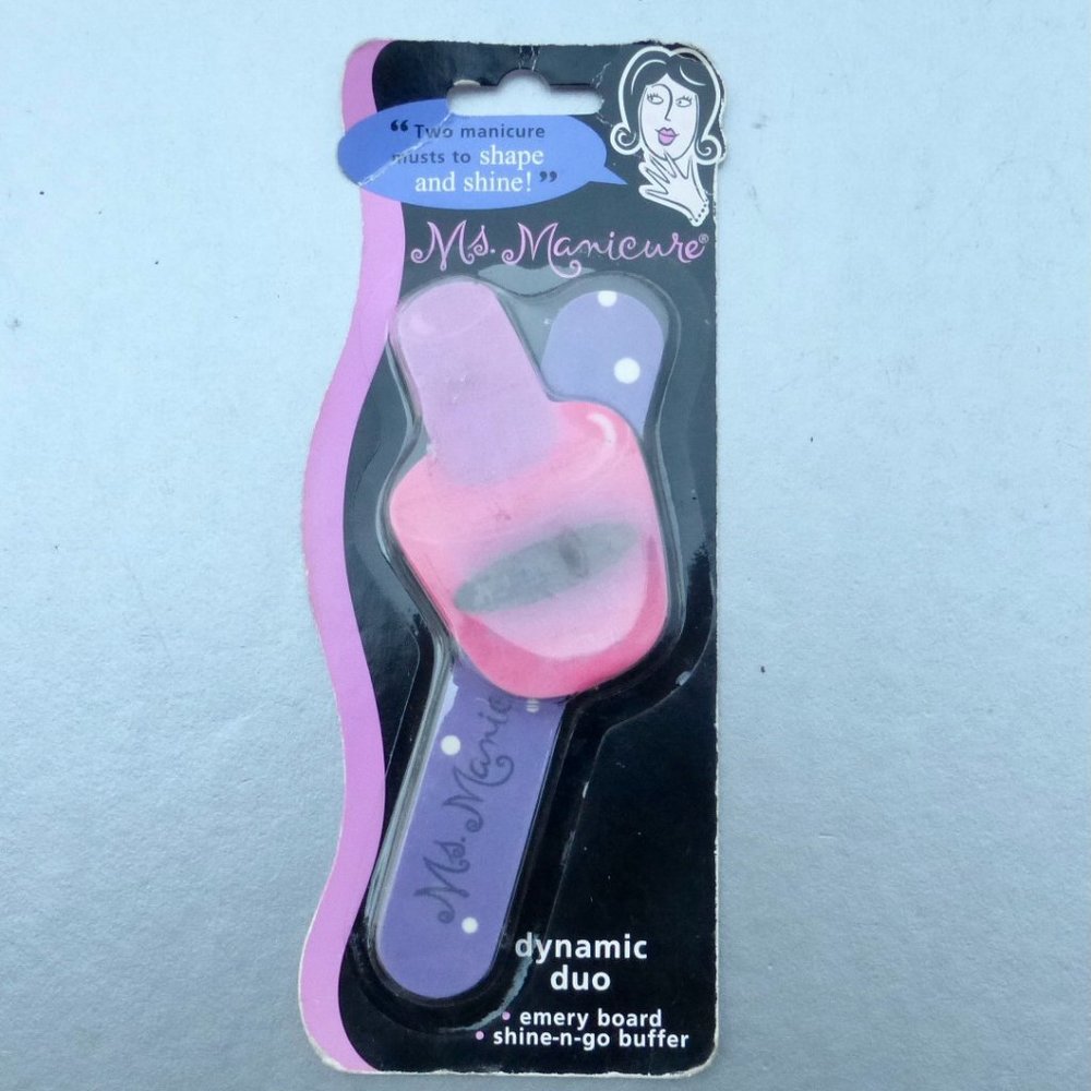 Ms Manicure Nail Care Emery Board File Buffer DIY